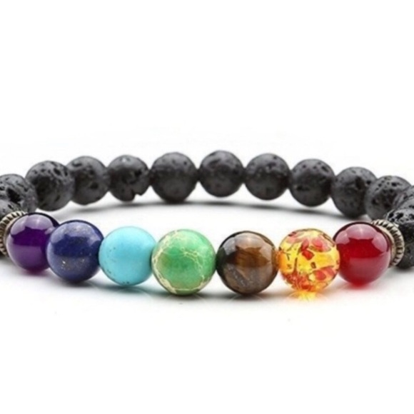 7 Chakras Bracelets & 2 Essential Oils Gift Boxset - Picture 3 of 8
